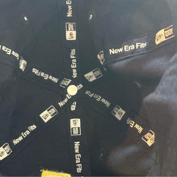 New Era Dark Blue University of Michigan Hat with Bright Yellow Emblem - Picture 7 of 8